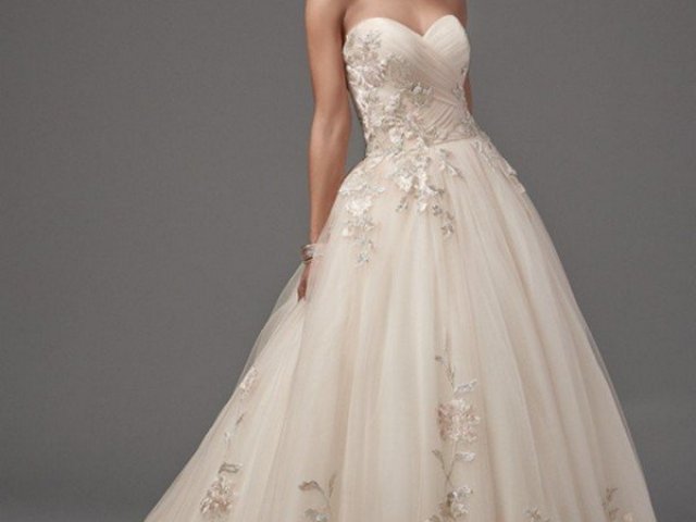 Como será seu vestido de noiva?